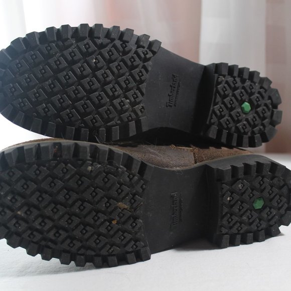 Timberland Tall Rugged Distressed Leather Boots Size 6 - Picture 5 of 5